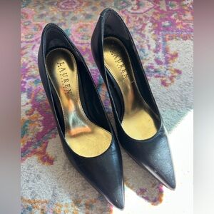 Ralph Lauren Sarina Pump Black Size 6